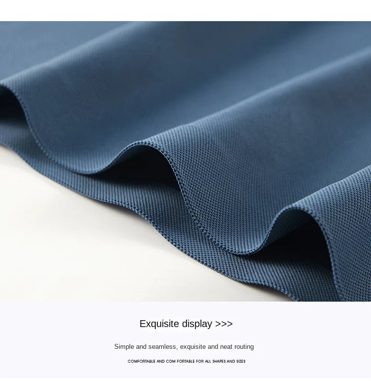 Selected popular nylon fabric, dad's summer clothing, middle-aged men's short sleeved T-shirt, summer ice silk quick drying, mid
