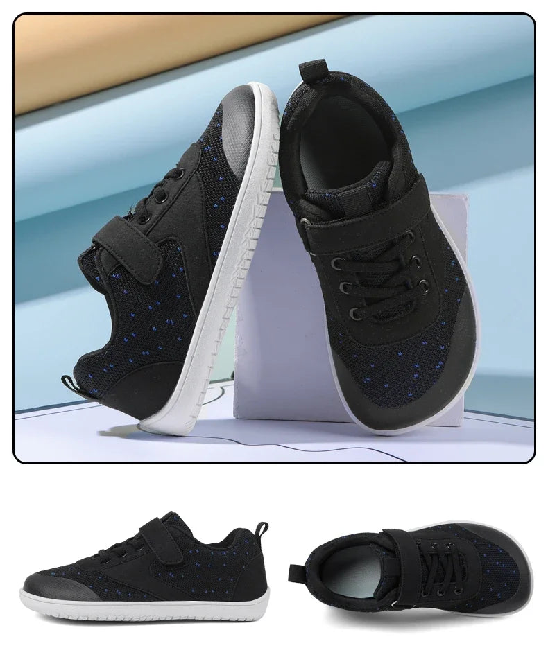 Little/Big Kids Minimalist Barefoot Shoes + Zero Drop + Wide Sneaker for Boys/Girls Outdoor Sports Walking shoes Running Sneaker