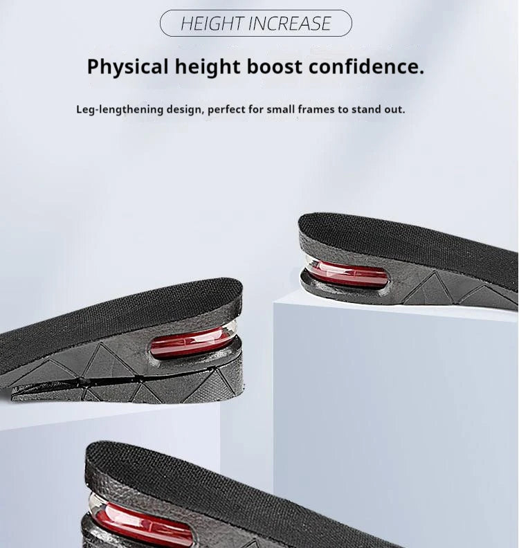1Pair Height Increase Insole Feet Templates 3/5/7/9cm Variable Height Shoes Insoles Air-Cushioned Shock-Absorbing sports insole