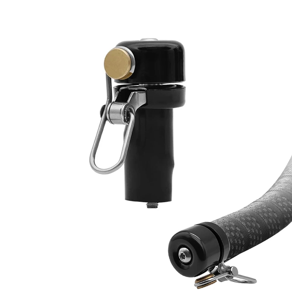 Bicycle Handlebar Plug Bell MTB Road Bike Curved Handlebars Blocked Bell Waterproof Loud Alarm Safety Horn Bicycle Accessories