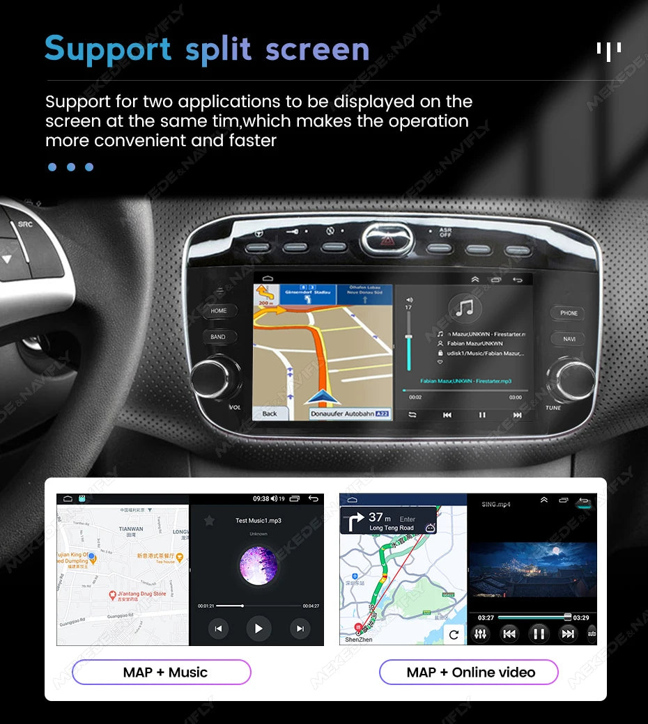 6.2 inch Carplay Android Auto Car Radio For Fiat Linea Punto EVO line 2012-2015 Multimedia Video Player GPS Stereo Head Unit RDS