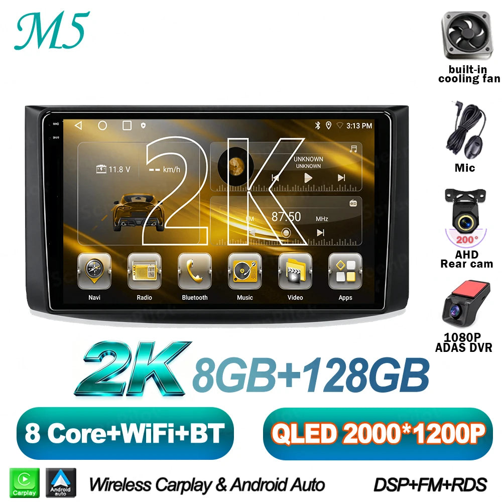 Android 16 For Chevrolet Lova Captiva Gentra Aveo 2006-2012 Touch Screen Android Auto Mirror Link Stereo Head Unit Car Radio RDS