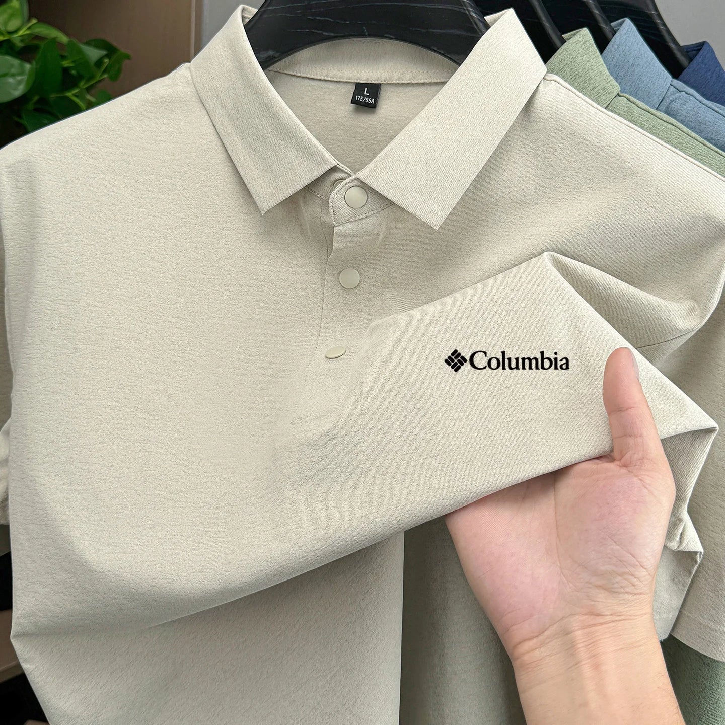 High end brand polo shirt classic letter embroidery men's short sleeved comfortable breathable and casual 2026 summer new Tshirt