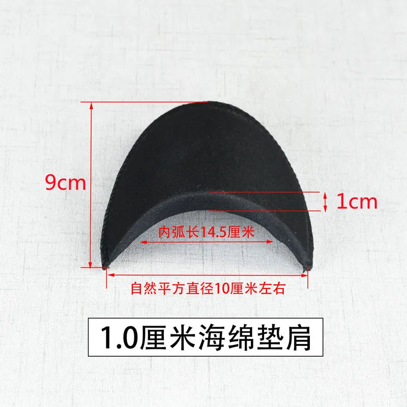 5Pairs Men Blazer Shoulder Pads Women Blouse Soft Padded Overcoat T-shirt Clothes DIY Apparel Sewing Ingredients Accessories