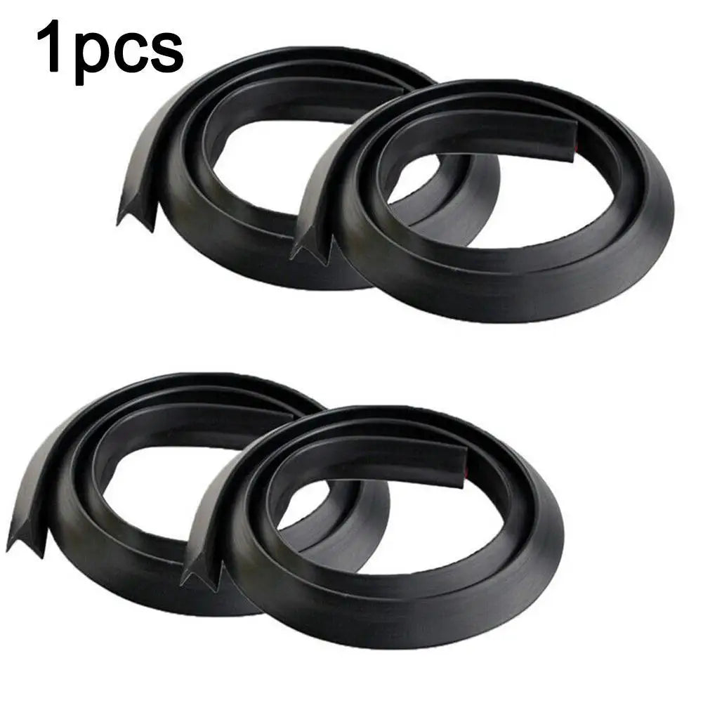 Car Splash Guard Fender Flare Extension Wheel Eyebrow Moulding Trim Wheel Arch Strip Extenders Trim Strip Stick out Edge SUV