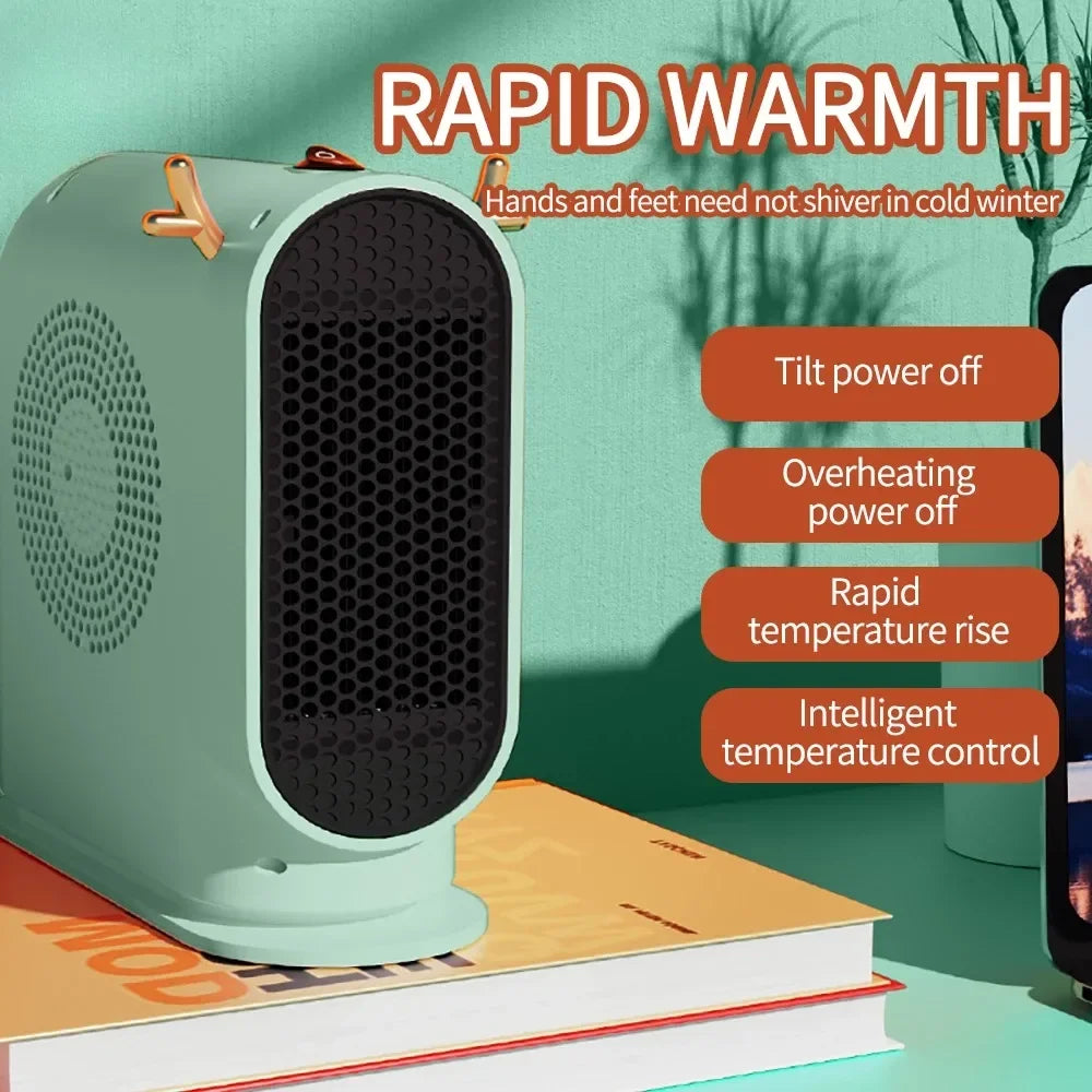 500W Portable Home Electric Heater with Intelligent Constant Temperature Fan-Winter Electric Heating Tool