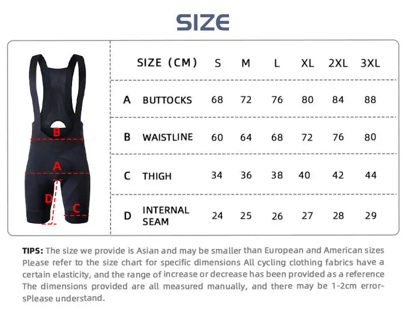 YKYWBIKE Cycling Bib Shorts Men Outdoor Wear Bike Ride 6 Hours Padded Riding Bib Tights Bicycle Men's Cycling Clothing Mtb Short
