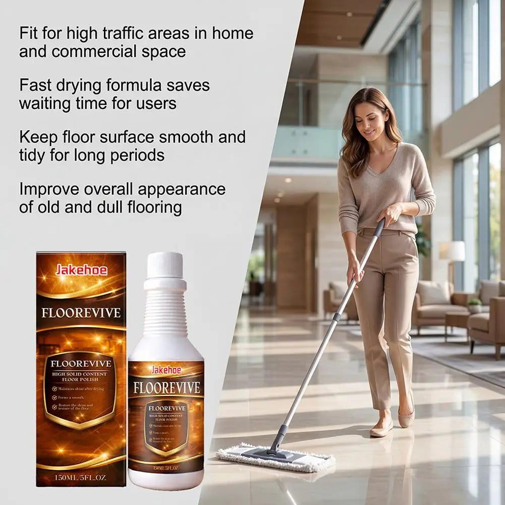 Floor Restore Solution Liquid Flooring Renewal Agent Wood Floor Polishing Care Natural Shine Removes Scratches Floor Care