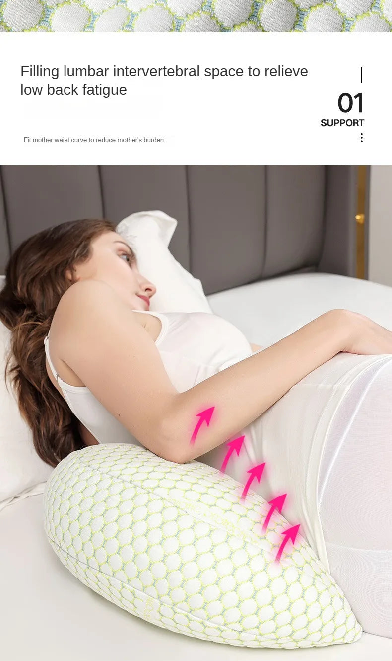 Pregnancy Pillow U-shaped Waist Pillows Maternity Supplies Sleeping Bedding Body Pillow Cushion Nursing Pillow for Pregnant