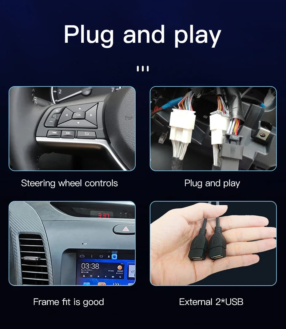 Car Stereo Radio Multimedia Player For Toyota Corolla E130 E120 2000 2001 2002 2003 2004 GPS Carplay Android Auto 2din Head Unit