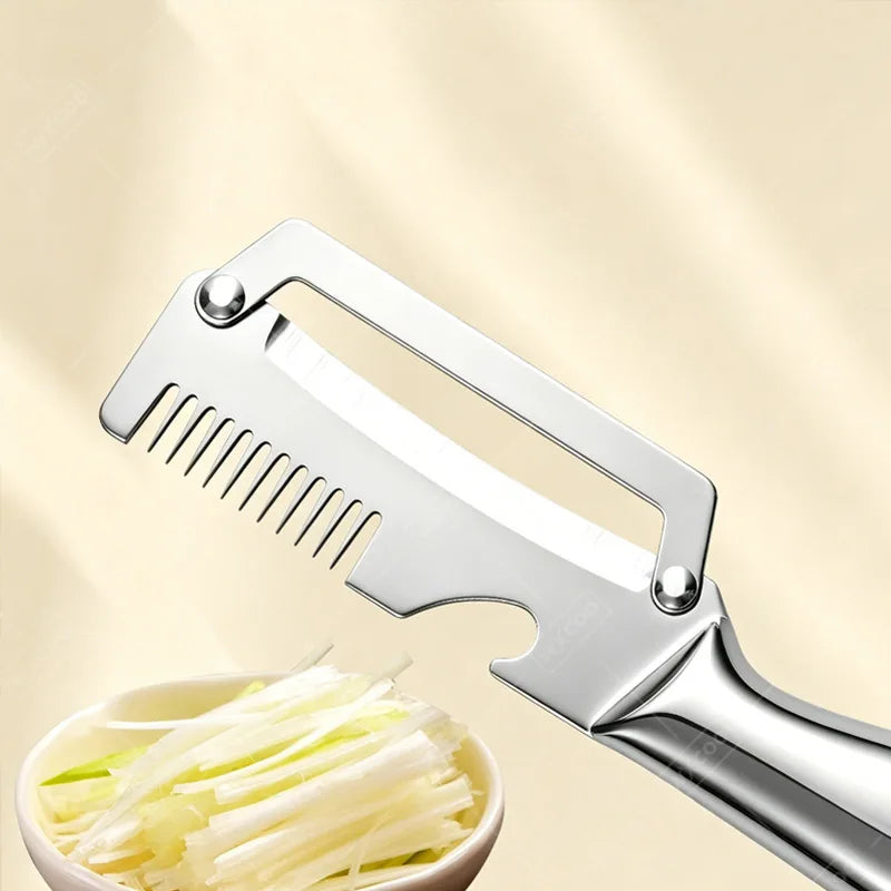 Multi-Function Kitchen Peeler Stainless Steel for Slicing Fruit and Vegetables Kitchen-Specific Peeler Kitchen Accessories Tools