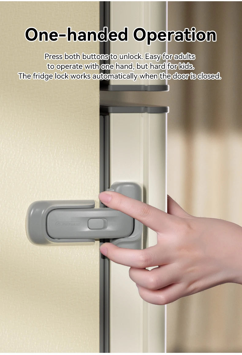 EUDEMON 1PC Baby Safety Refrigerator Door Stopper Single-Door Fridge lock Kids Safety Freezer Lock Stop Kids from Opening Fridge