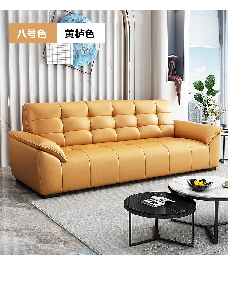 Office Sofa Simple Leisure Lounge Area Reception And Discussion Small Rental Room Three-person Coffee Table Combination