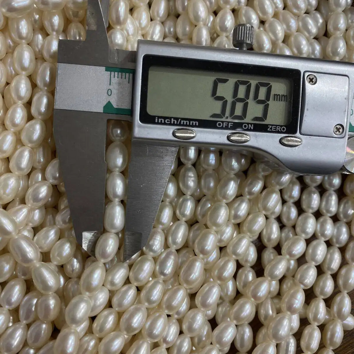 SG Rice A Quality Natural Freshwater Pearls 5-6Mm Loose Spacer Beads For Jewelry Making Supplies DIY Women Necklace Bracelet