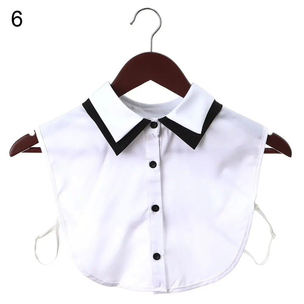 New Lapel Fake Collar Vintage Detachable Shirt False Collar for Women Blouse Sweater Lapel Top Neckwear Ties Clothes Accessories