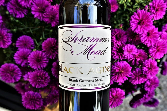 Schramm's Black Agnes Black Currant Mead, Michigan, USA (375ml HALF BOTTLE)