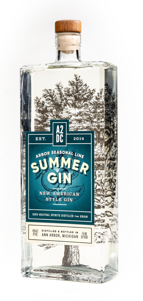 Ann Arbor Distilling Summer Gin, Michigan, USA (750ml)