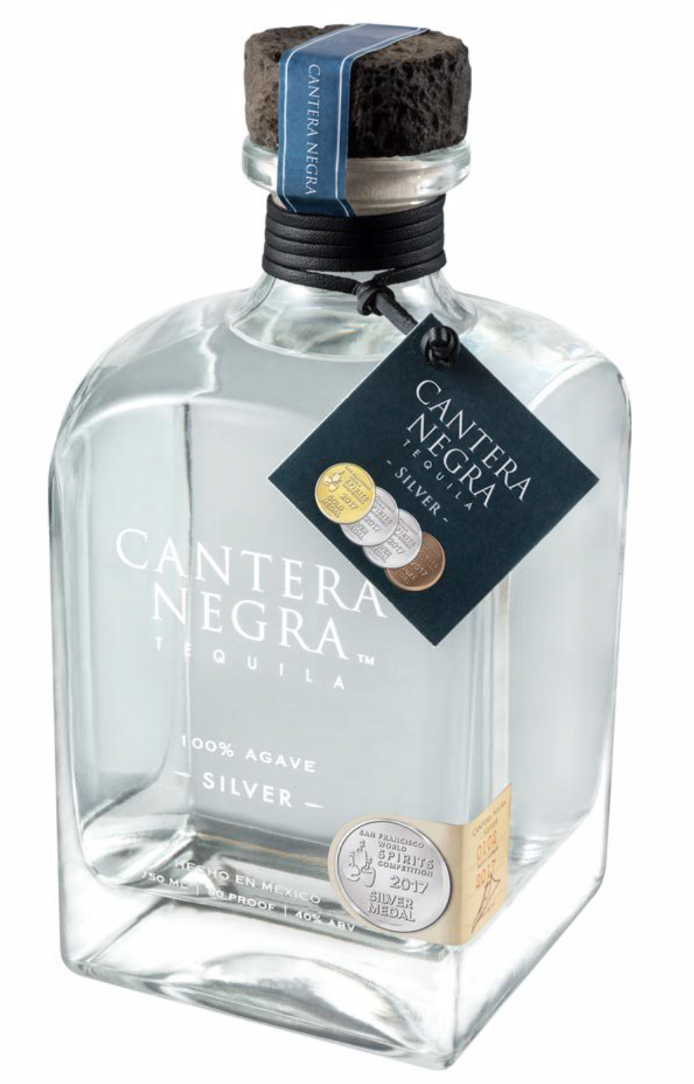Cantera Negra Silver Tequila, Mexico (750ml)