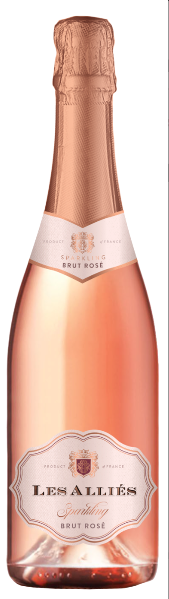 Les Allies Sparkling Brut Rose, France (750ml)