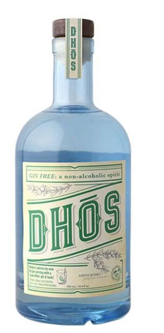 DHOS 'Gin Free' Non-Alcoholic Spirit, Oregon, USA (750ml)