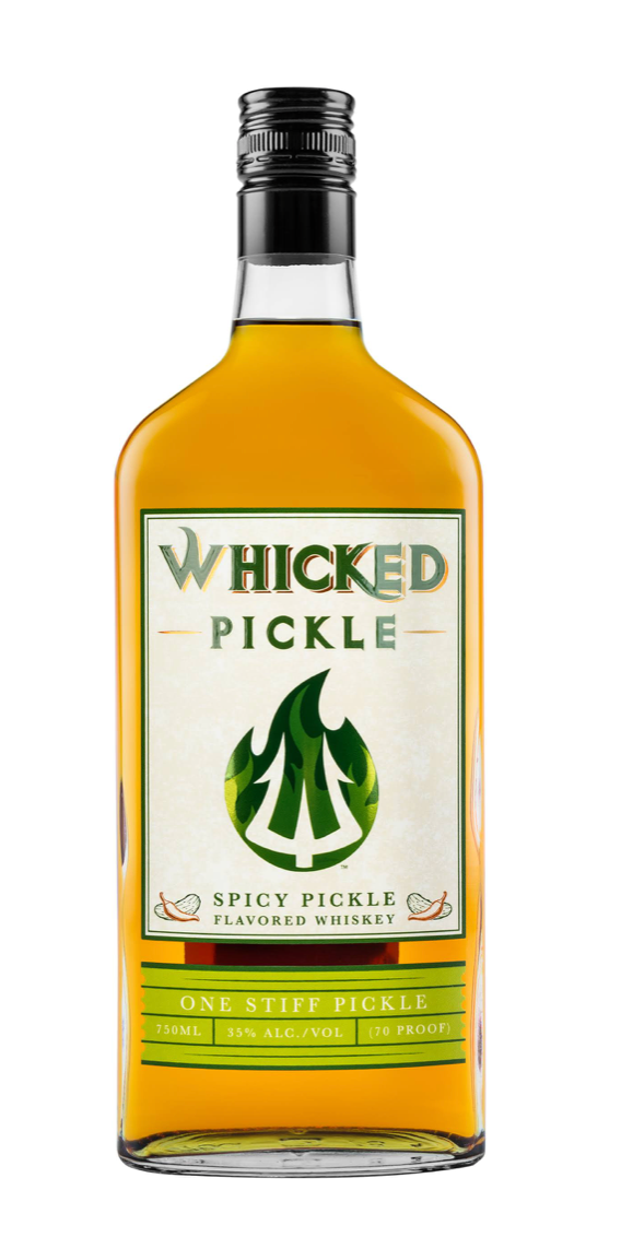 Whicked Spicy Pickle Flavored Whiskey, Missouri, USA (750ml)