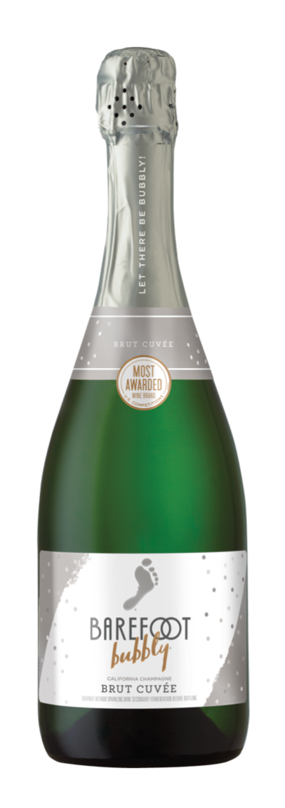 NV Barefoot Bubbly Brut Cuvee Champagne, California, USA (750ml)