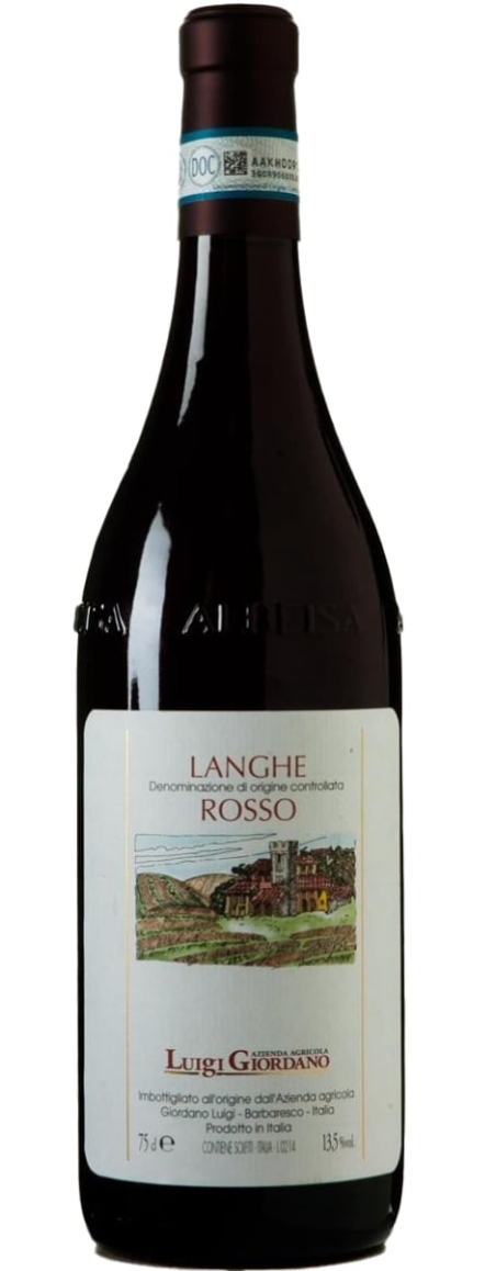 2024 Luigi Giordano VINO Rosso, Piedmont, Italy (750ml)