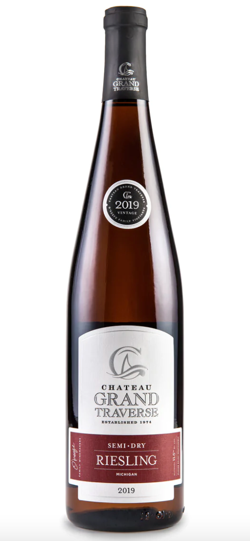 2023 Chateau Grand Traverse Semi-Dry Riesling, Michigan, USA (750ml)