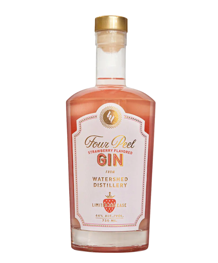 Watershed Four Peel Strawberry Gin, Ohio, USA (750ml)