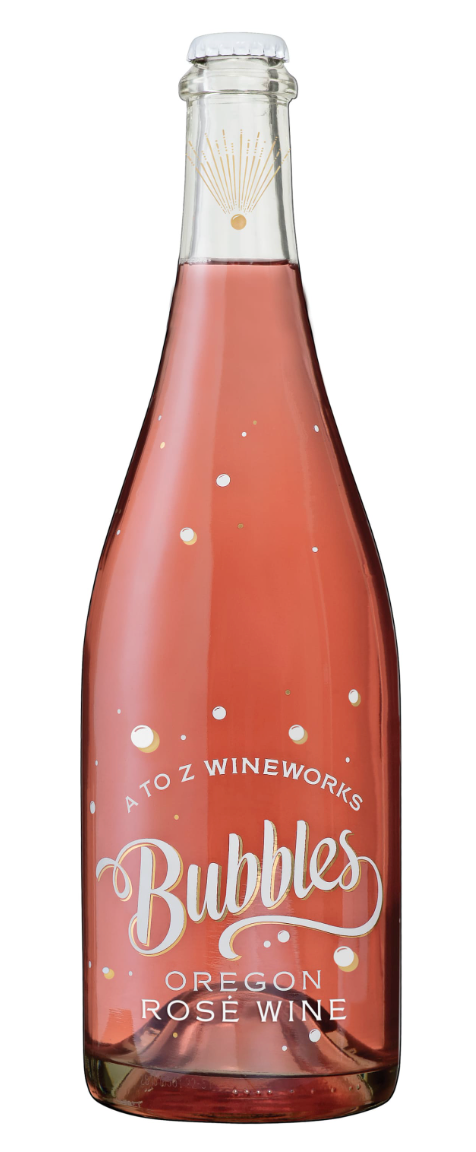 A to Z Wineworks Bubbles Sparkling Rose, Oregon, USA (750ml)