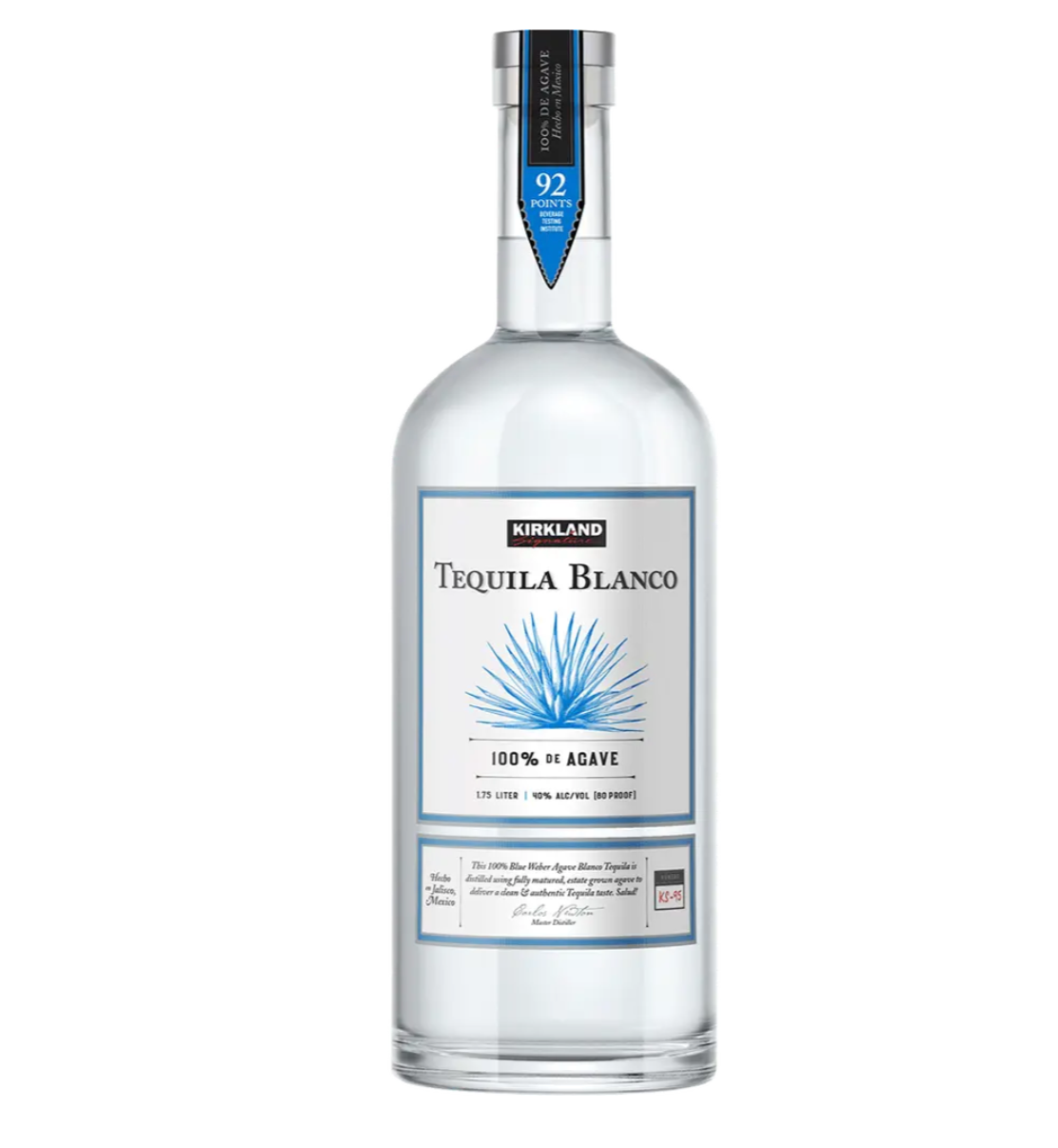 Kirkland Signature Tequila Blanco, Mexico (1.75L HALF GALLON)