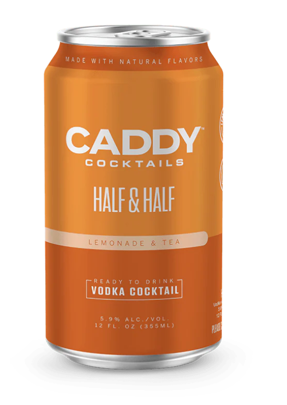 (24pk cans) Caddy Clubhouse 'The Wedge Half & Half' Vodka Cocktail, USA (12oz)