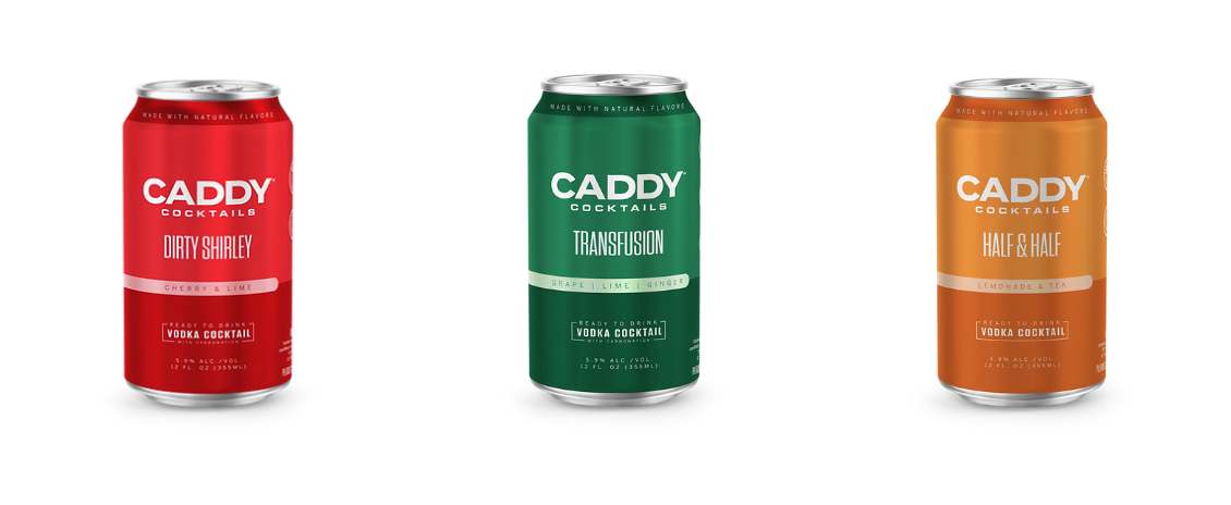 (24pk cans) Caddy Clubhouse Variety Pack Vodka Cocktails, USA (12oz)