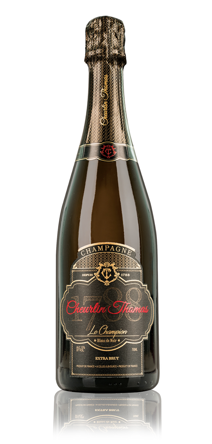 NV Cheurlin Thomas "Le Champion" Blanc de Noir Extra Brut, Champagne, France (750ml)