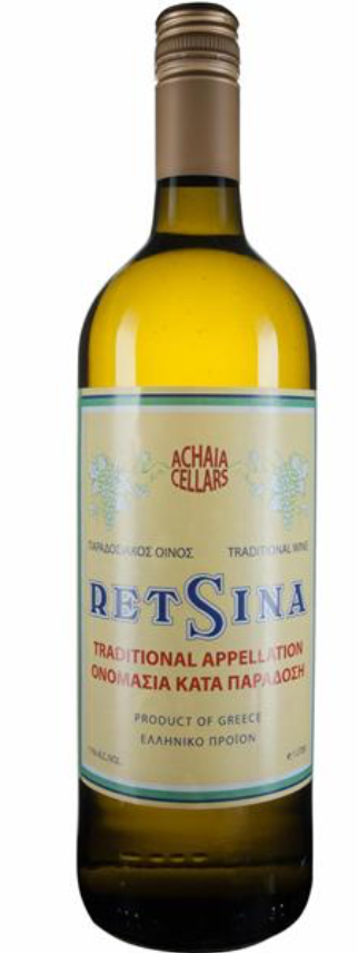 Achaia Clauss Retsina, Attica, Greece (750ml)