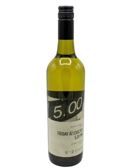 2023 When & Where 'Friday at Exactly 5.01 PM' Chenin Blanc, South Australia (750ml)