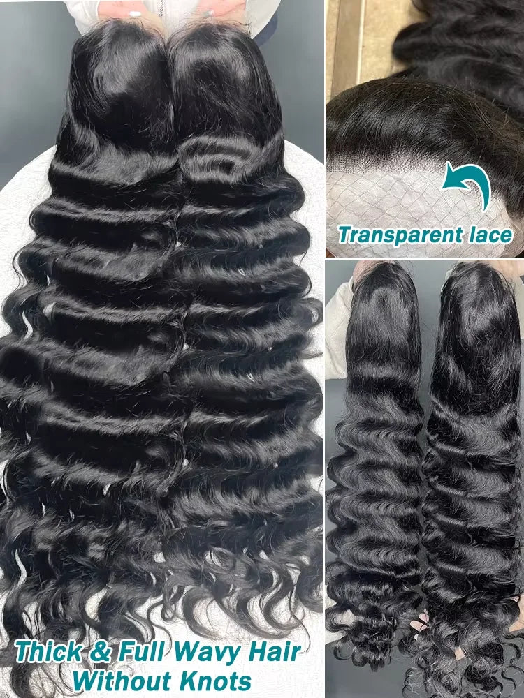 250 Density 30 32 Inch Raw Burmese Body Wave 13x6 Hd Lace Front Human Hair Wigs Pre plucked Glueles Lace Frontal Wig Black Women