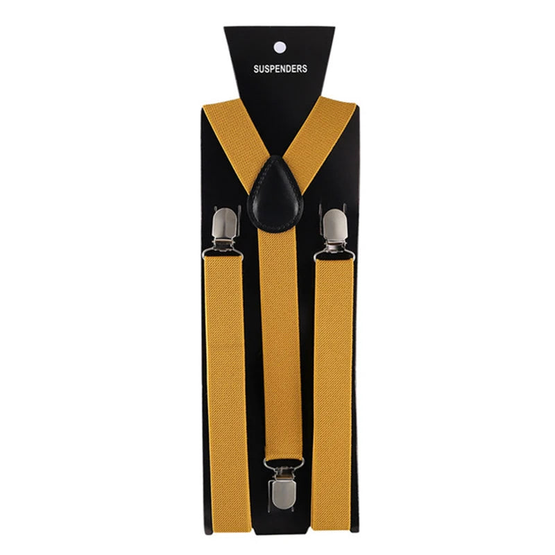 Suspenders For Men Pants Apparel Adult Suspender Man Shirt Dress Women Wedding Party Solid Colors Suit Skirt With Braces Straps