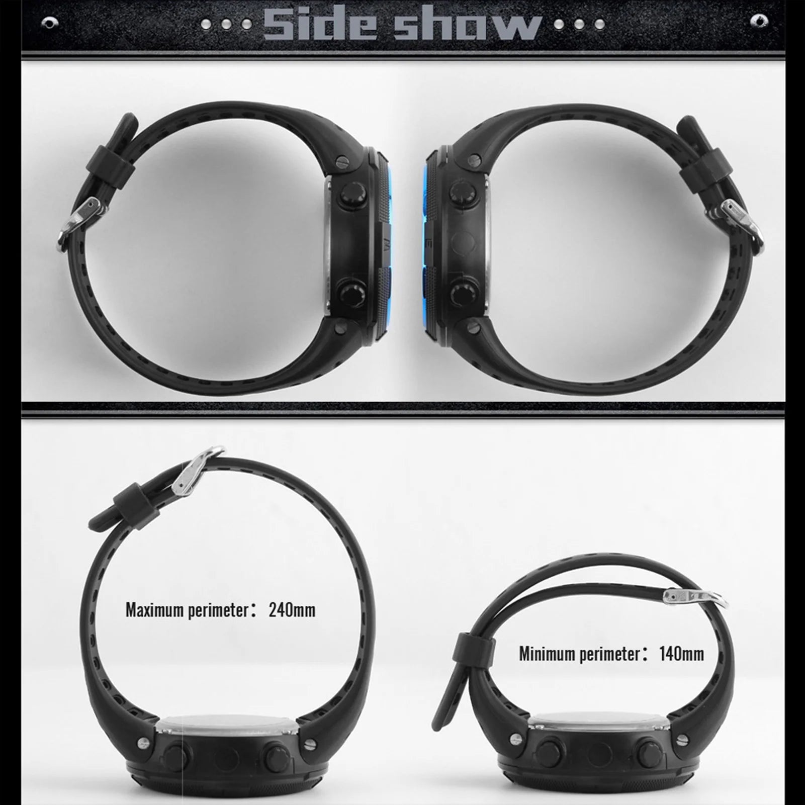 Men Digital Sports Watch Waterproof Casual Luminous Stopwatch Alarm Simple Army Watch for Running Climbing Fishing