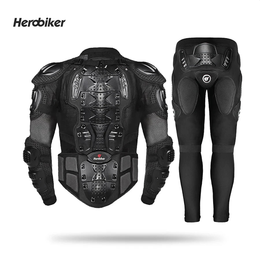Motocross Jacket Men Body Armor Motorcycle Armor Wear-Resistant Anti-Drop Bicycle Racing Jacket Riding Motorbike Moto Protection
