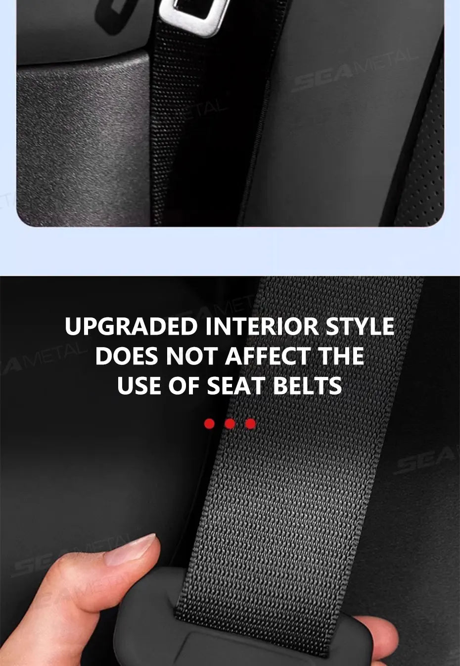 BLALION 2Pcs Seat Belt Buckle Cover Anti-Scratch Rubber Car Seat Buckle Protector Clip Protection Cover Universal for SUV Sedan