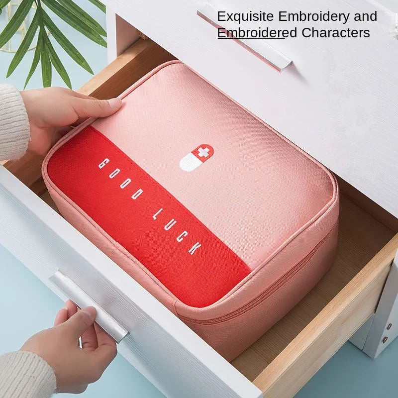 Medical Emergency Kit Portable Medicine Storage Organizers Large Capacity Storage Bag Household Storage Organization