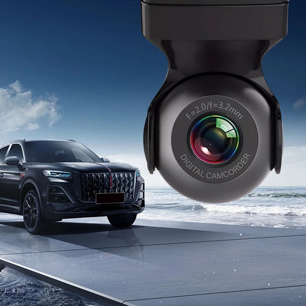 Car Dash Camera 1080P HD Driving Video Recorder 170 Degree Built-in WiFi DVR w/Night Vision Motion Detection G-Sensor Car Camera