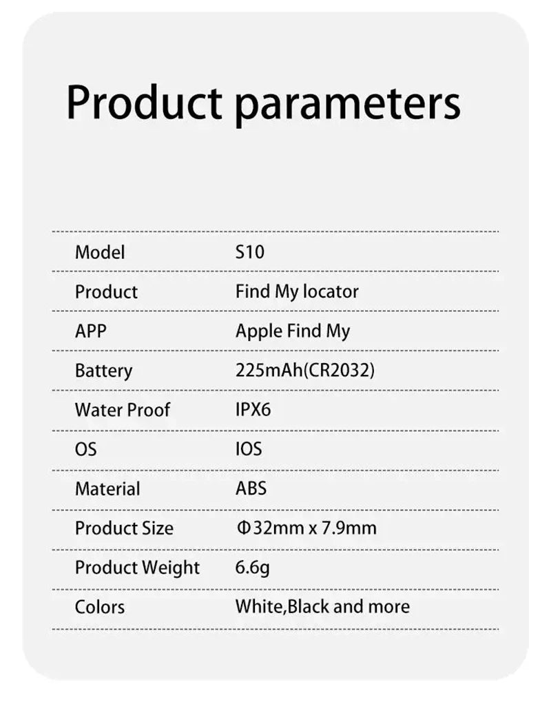 Smart GPS Locator Pet Wallet Suitcase Car Global Positioning Tracking Elderly Kids Anti Getting Lost Finder For iPhone Find My