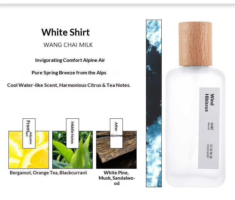 Elegant White Tea Perfume, Unisex Long-Lasting Fresh Natural Tea Aroma, Luxury Brand Inspired, Oolong Perfume Man and Women