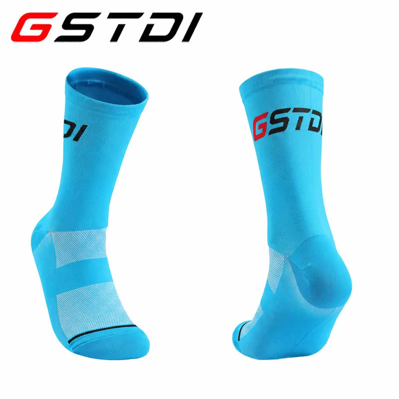GSTDI New Cycling Socks High Quality Compression Men  Bike Outdoor Women Running Professional Sports Running