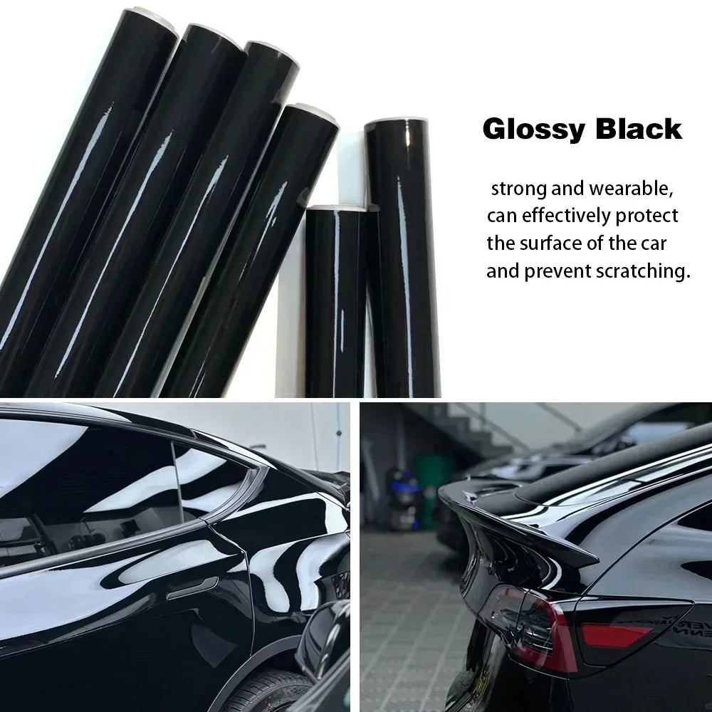 2D-9D Carbon Fiber Wrap Waterproof Car Stickers Vinyl Auto Tuning Motorcycle Stickers Glossy Matte Black Car Adhesive Vinyl Wrap