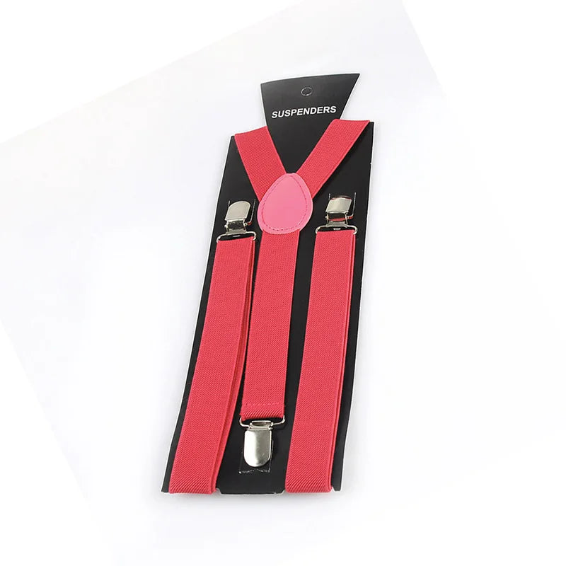 Suspenders For Men Pants Apparel Adult Suspender Man Shirt Dress Women Wedding Party Solid Colors Suit Skirt With Braces Straps