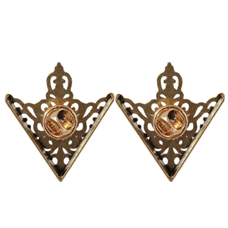 Fashion Women Brooch Accessories Tide Exquisite Pin Brooches For Ladies Blouse Brooch Collar Decorated Golden Shirt