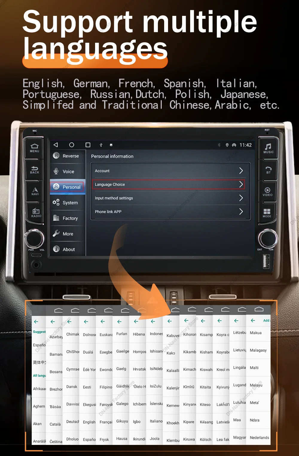 Android 16  For Kia RlO 2 2005 - 2011 2 Din Video Player Car Radio Multimedia Stereo Navigation Carplay AUTO Head Unit Audio  GP